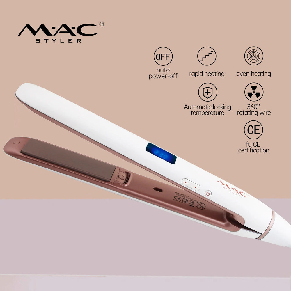 Mac Styler MC-2017 Professional LCD Hair Straightener MAC Styler