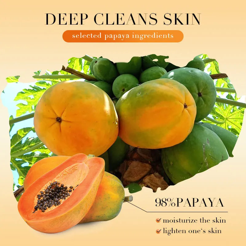 BIOAQUA Papaya Plant Extract Vitamin C Shower Gel - 180ml Sadoer