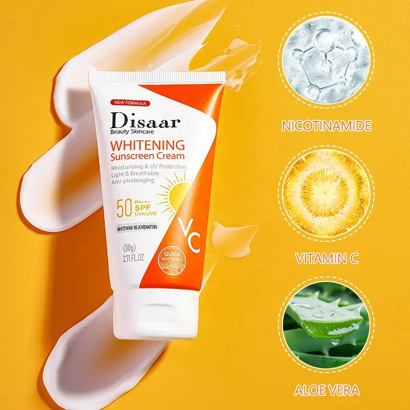 Disaar Whitening Sunscreen Cream SPF 60 – Brightening & Protective DISAAR