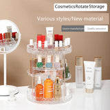 360° Rotating Acrylic Diamond Cosmetic Organizer