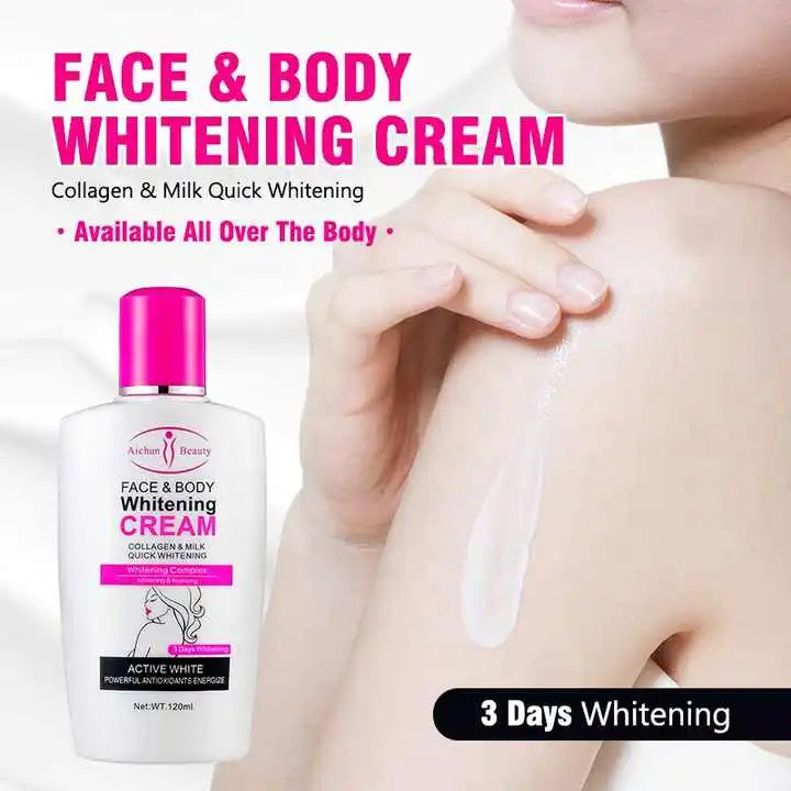AICHUN BEAUTY Face &Body Whitening Cream - 120ml Aichun Beauty