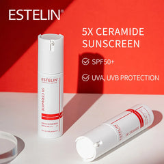ESTELIN 5X Ceramide Ultra Hydrating Serum Sunscreen - 60g Estelin