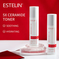 ESTELIN 5X Ceramide Moisturizing Smoothing Essence Toner - 100ml Estelin