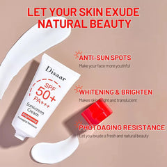 Disaar Retinol And Lemon Extract Sunscreen Cream SPF50+ PA+++ - 50g Disaar