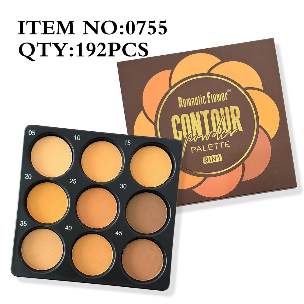 Romantic Flower 9‑in‑1 Contour Palette Romantic Flower