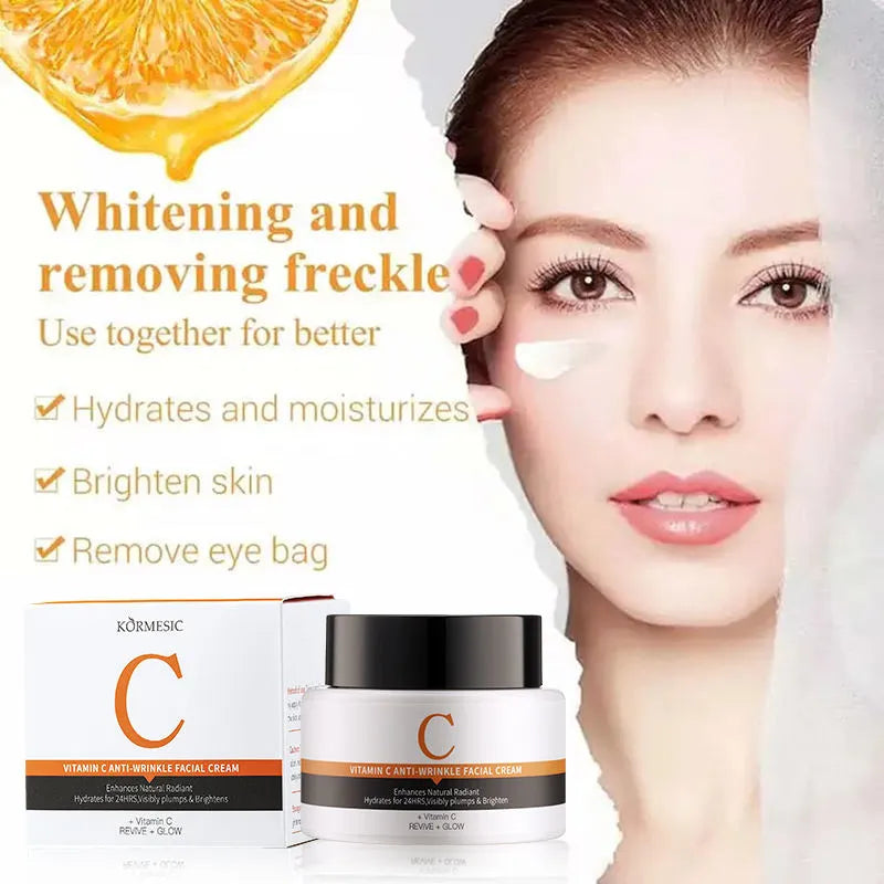 KORMESIC Vitamin C Anti-Wrinkle Facial Cream - 50g KORMESIC