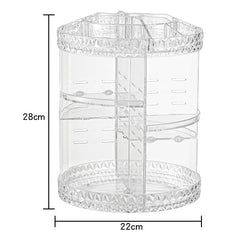 360° Rotating Acrylic Diamond Cosmetic Organizer Cosmia