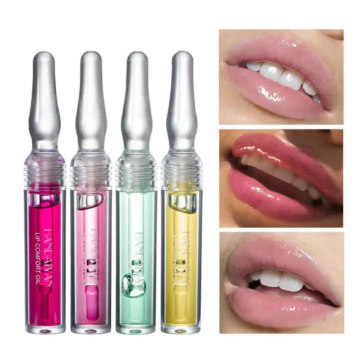 HANDAIYAN Moisturizing Transparent Small Ampoule Lip Gloss - 6 Pcs Set Handaiyan