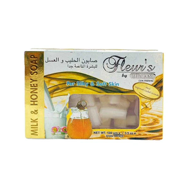 HEMANI HERBAL - Fleur's Milk and Honey Soap - 100gm Hemani Herbal