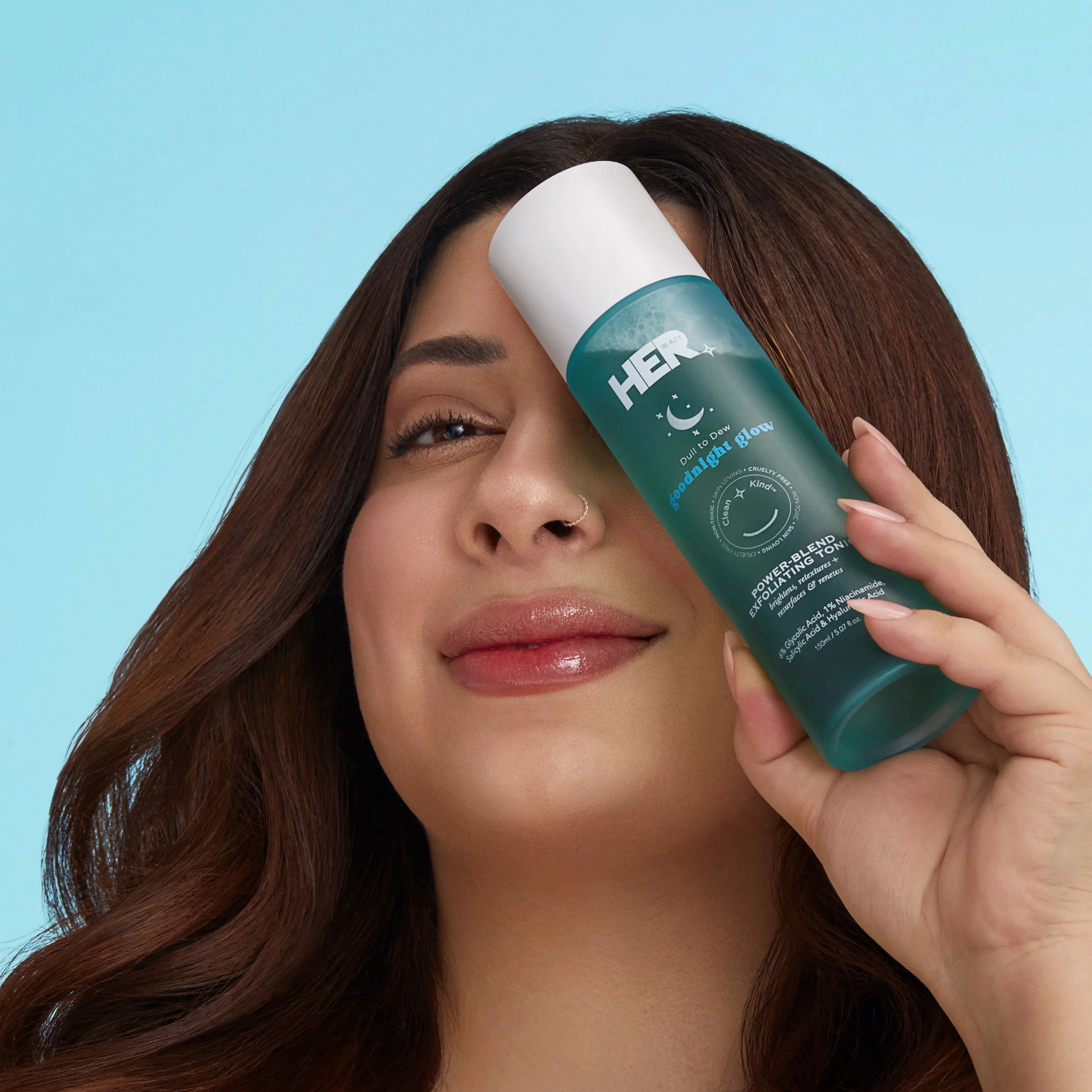 HER Beauty goodnight glow Power Blend Exfoliating Tonic - 120ml HER Beauty