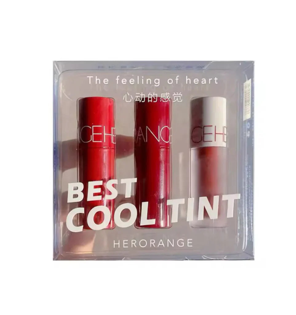 HERORANGE 3 pcs Tinted Lip Gloss HERORANGE