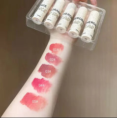 HERORANGE Matte Silky Smooth Lip Gloss 5Pcs Set HERORANGE