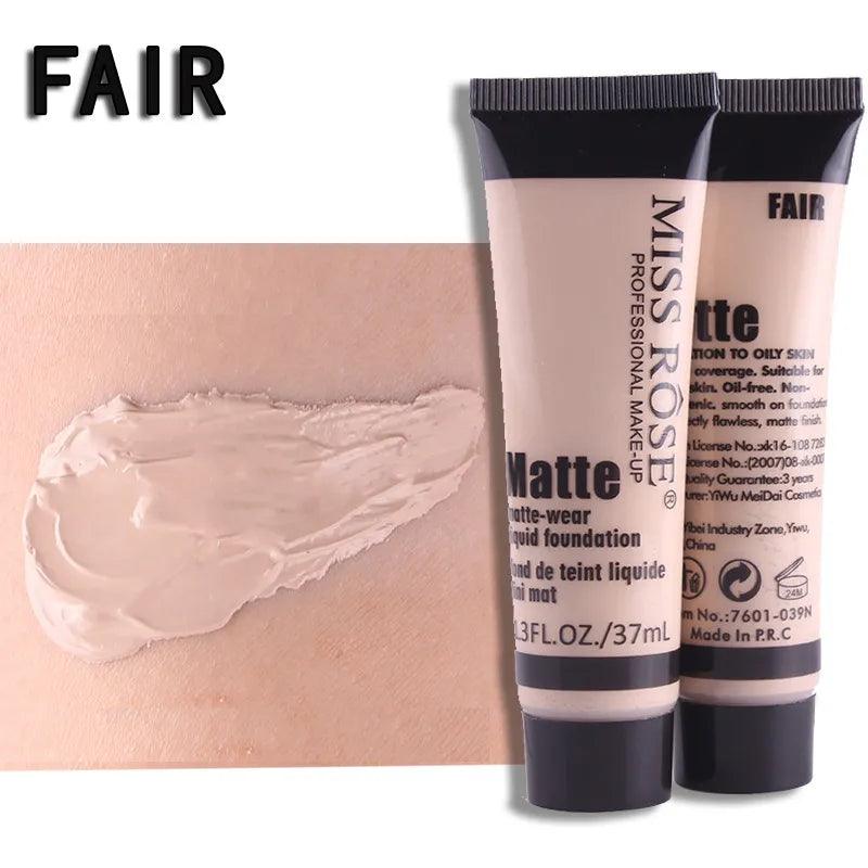 Miss Rose Full Coverage Matte Foundation - 37ml Miss Rose