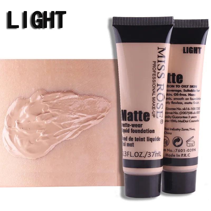 Miss Rose Full Coverage Matte Foundation - 37ml Miss Rose