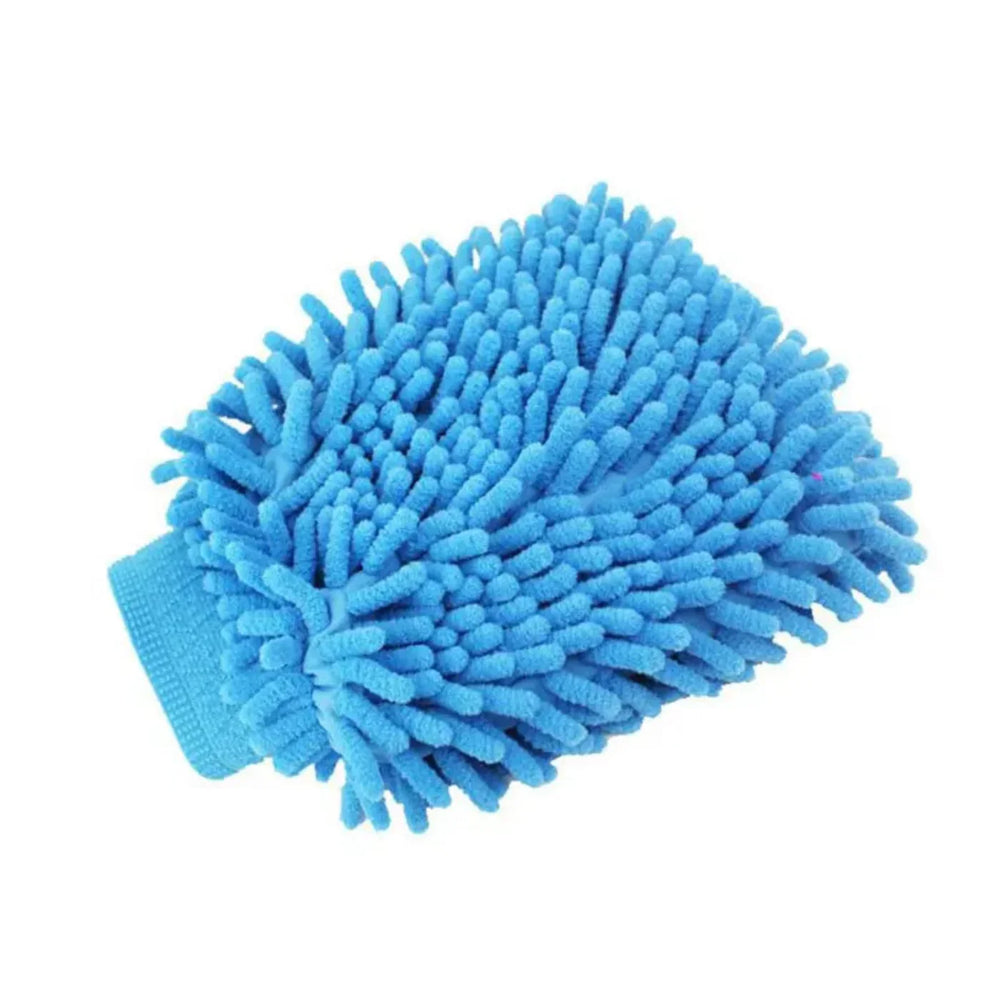 Microfiber Double-Sided Cleaning Gloves - Ideal for House and Car Cosmia.pk