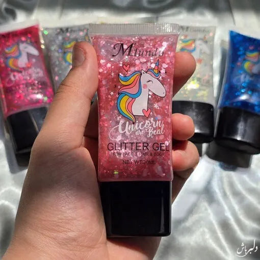 Muindo Unicorn Liquid Glitter Gel - 30ml Muindo