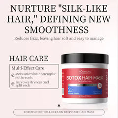 KORMESIC Natural 2 in 1 Botox Keratin Hair Mask - 500ml Kormesic