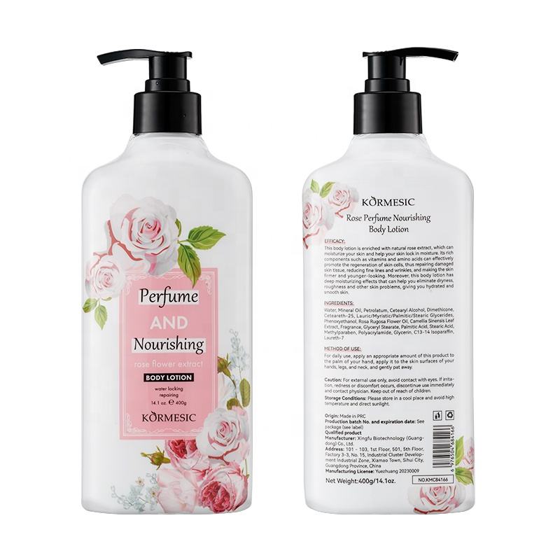 Kormesic Perfume and Nourishing Rose Flower Extract Body Lotion - 400g KORMESIC