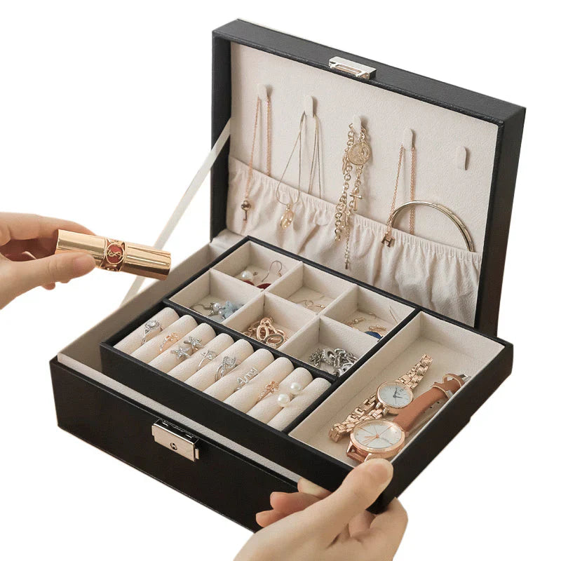 PU Leather Jewellery Box with Lock Cosmia
