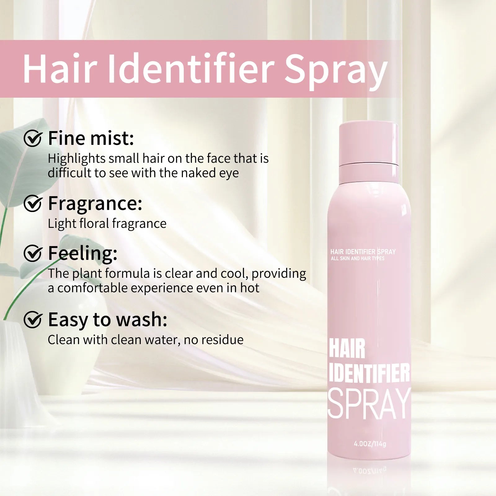 Hair Identifier Spray Set For Face Shaving - 100ml Cosmia.pk
