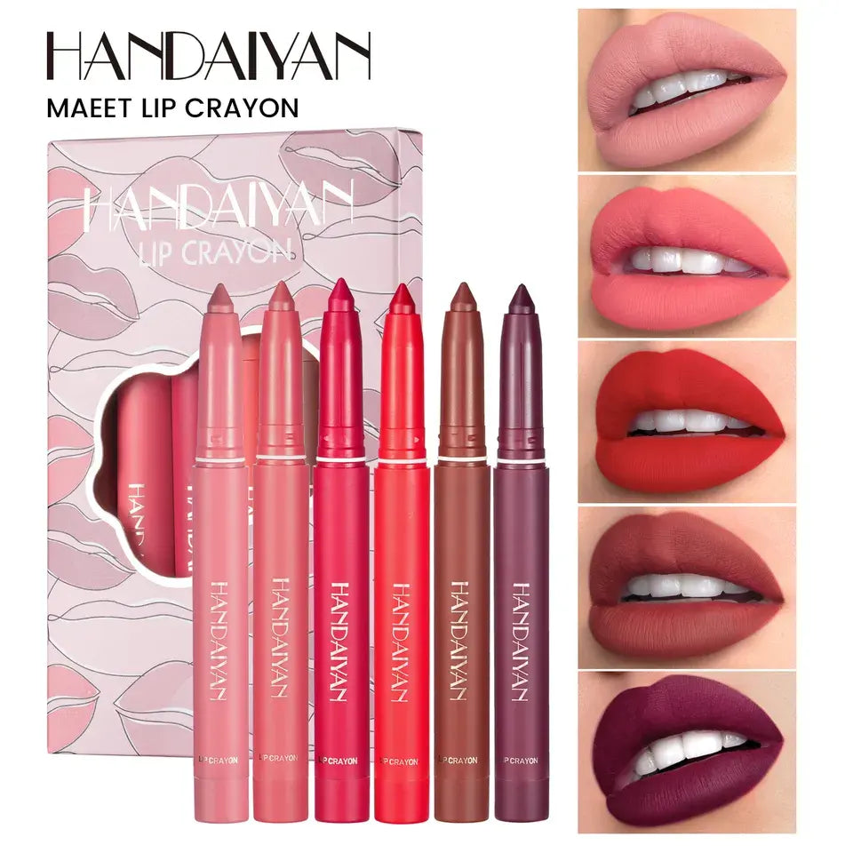 Handaiyan Crayon Lip Liner 6 Pcs Handaiyan