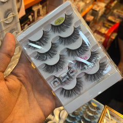 Handmade Original 7D (21) Eyelashes (5 Pair) Cosmia.pk