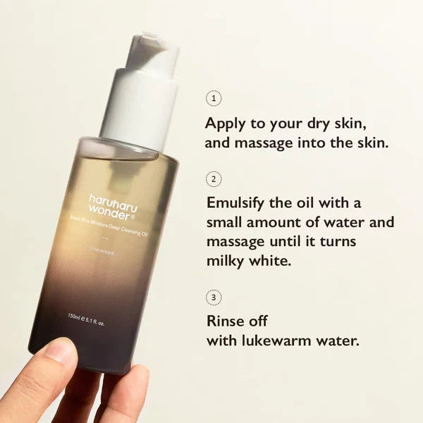 Haruharu Wonder - Black Rice Moisture Deep Cleansing Oil 150ml Wonder