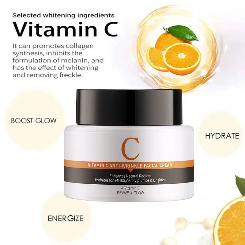 KORMESIC Vitamin C Anti-Wrinkle Facial Cream - 50g KORMESIC