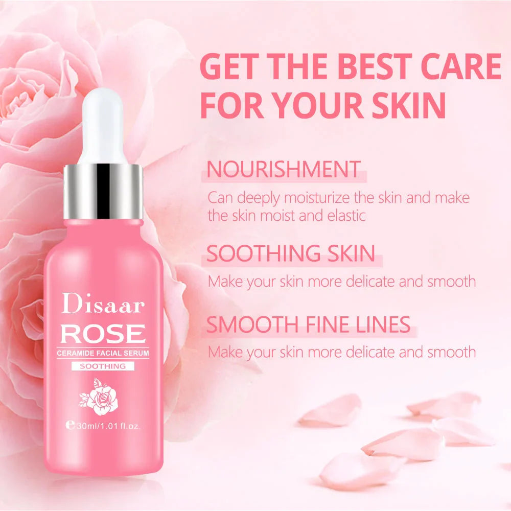 DISAAR Rose & Ceramide Soothing Facial Serum - 30ml Disaar