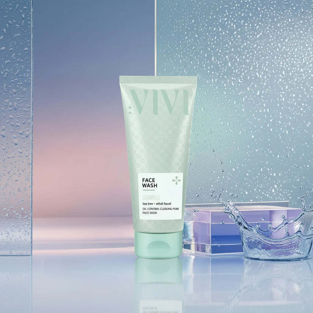 Vivimiyu Tea tree + Witch hazel Facial Cleanser - 180g Vivimiyu