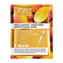 ZOZU Mango Fruit Sheet Mask Anti-Aging Oil-Control Facial Mask Zozu