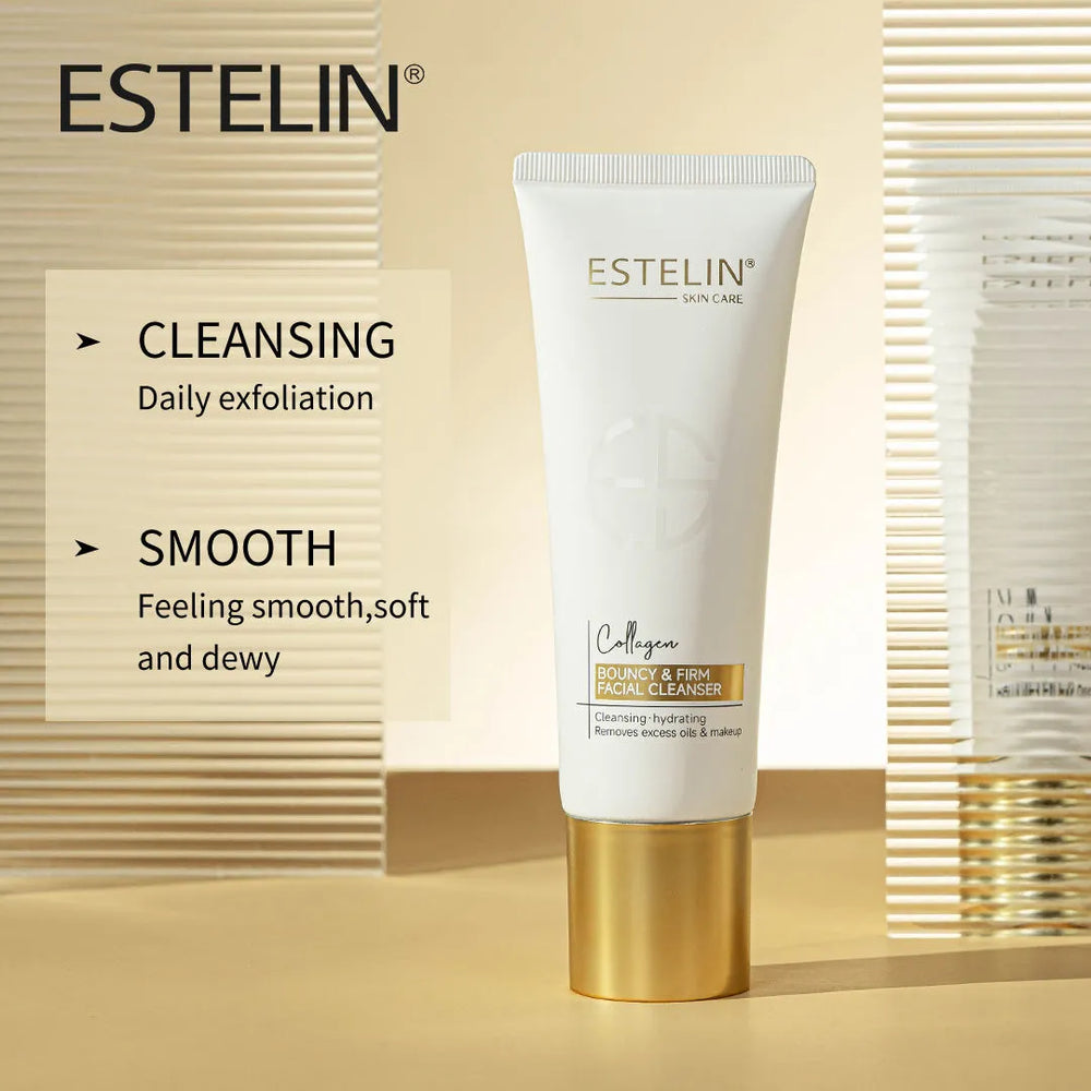 Estelin Collagen Bouncy & Firm Facial Cleanser - 120g Estelin