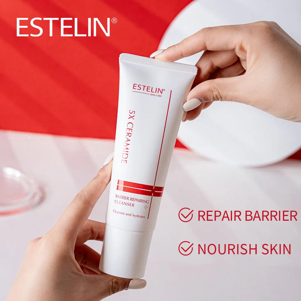 ESTELIN 5X Ceramide Barrier Repairing Cleanser - 120g Estelin