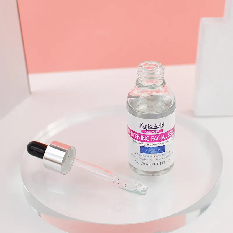 Guanjing Kojic Acid & Collagen Whitening Serum – Brighten, Hydrate & Restore Glow - 30ml Guanjing