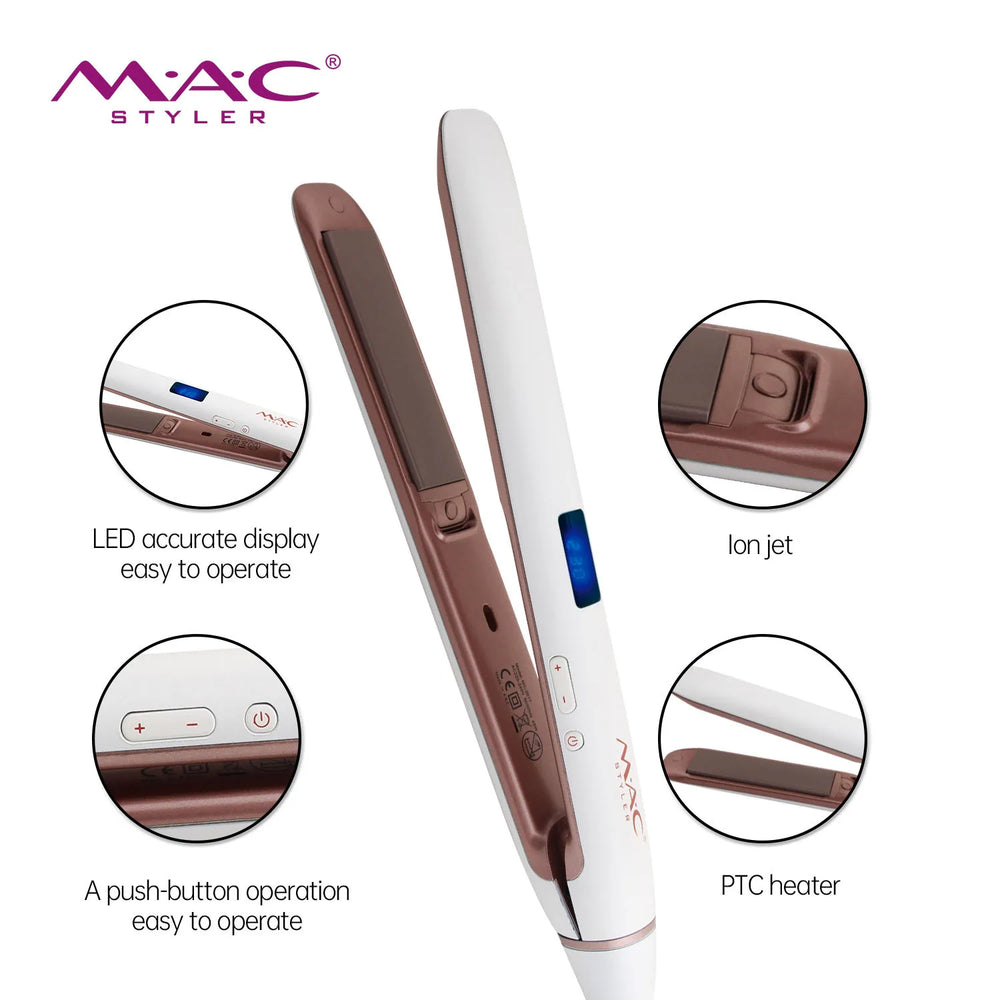 Mac Styler MC-2017 Professional LCD Hair Straightener MAC Styler