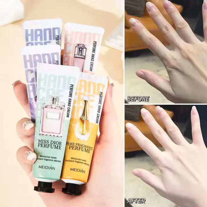 Meidian Perfume Hand Cream Set (Pack of 5) Meidian