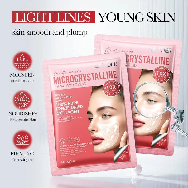 SADOER Hyaluronic Acid Smooth Microcrystalline Cheek Smile Line Sadoer
