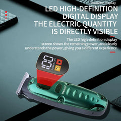 Kemei KM-2259 Rechargeable LCD Digital Display USB Charging Beard & Kemei
