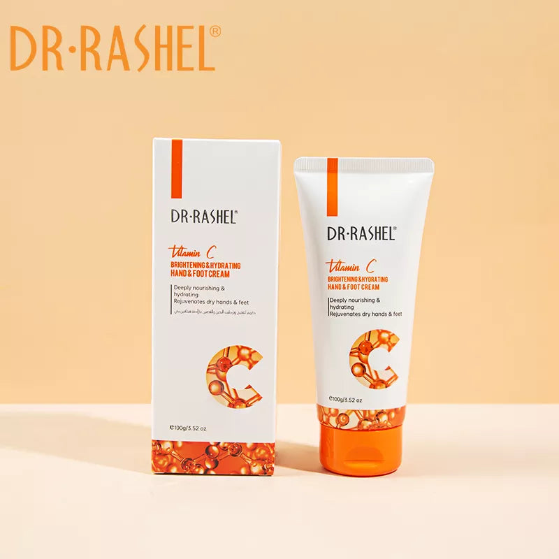 Dr. Rashel Vitamin C Brightening & Hydrating Hand & Foot Cream – 100g DR.Rashel