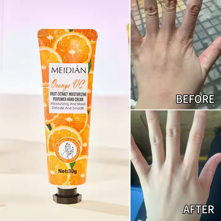 Meidian Fruit Extract Moisturizing Perfumed Hand Cream Set - Pack of 5 Meidian