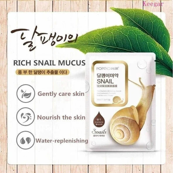 Rorec Hchana Snail Pore Minimizer Face Sheet Mask – 30g Rorec