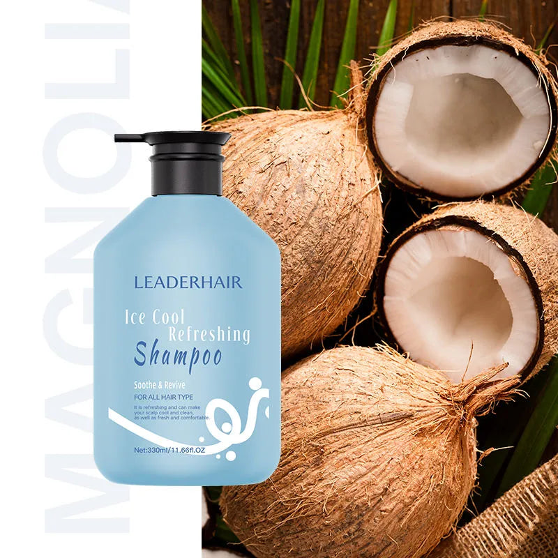 LEADERHAIR Refreshing Cool Care Shampoo - 330ml LEADERHAIR