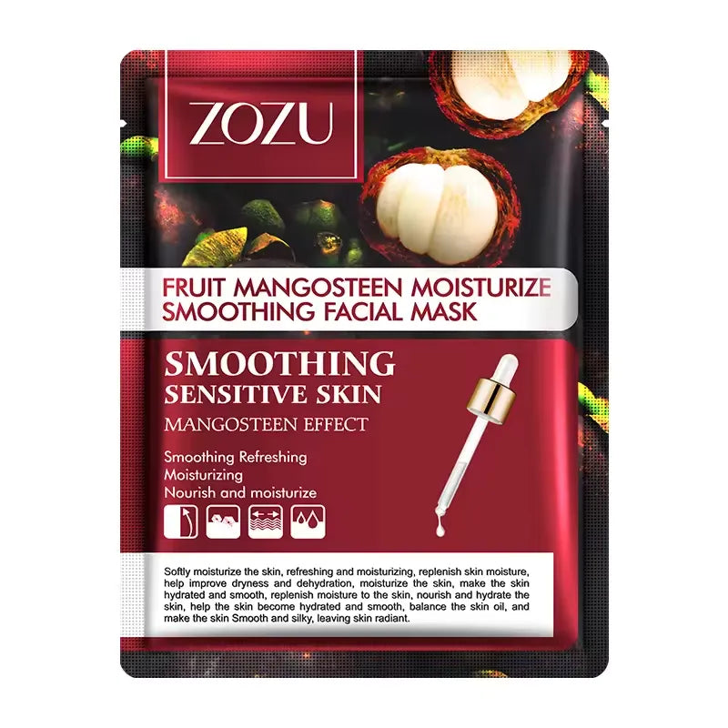 Zozu Fruit Mangosteen Calm And Smoothing Face Sheet Mask Zozu