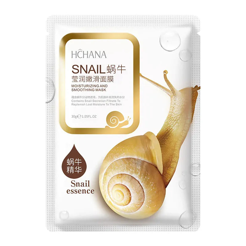 HCHANA Snail Moisturizing & Smoothing Facial Mask HCHANA