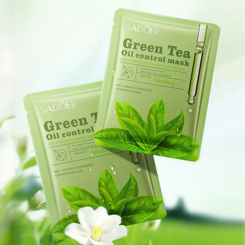 SADOER - Green Tea Oil Control Facial Mask - 25g Sadoer