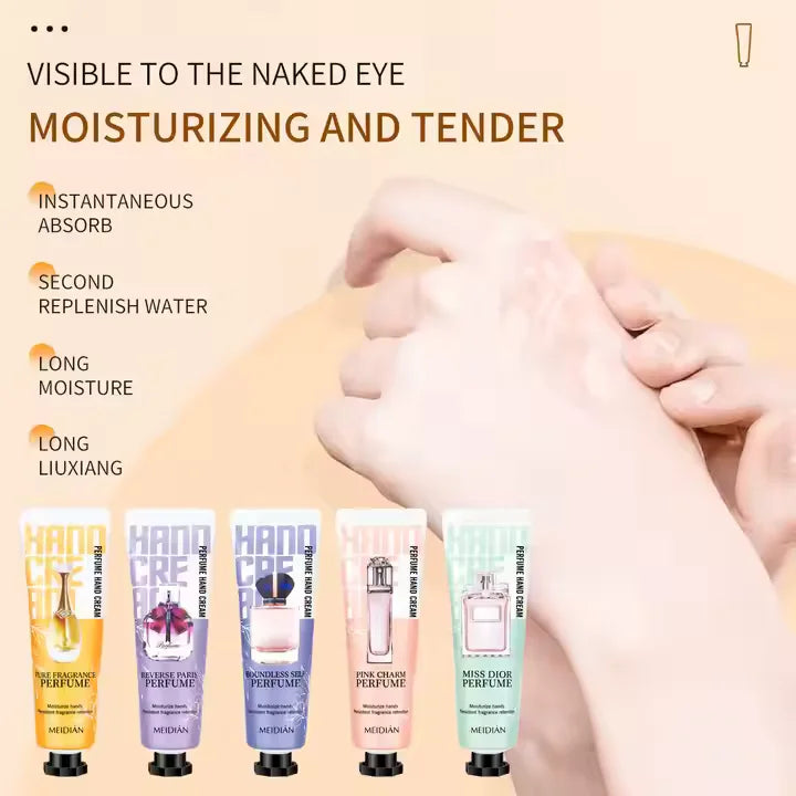 Meidian Perfume Hand Cream Set (Pack of 5) Meidian