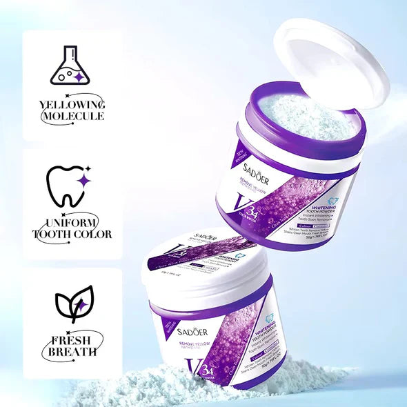 SADOER V34 Mint Whitening Toothpaste Powder 50g Sadoer