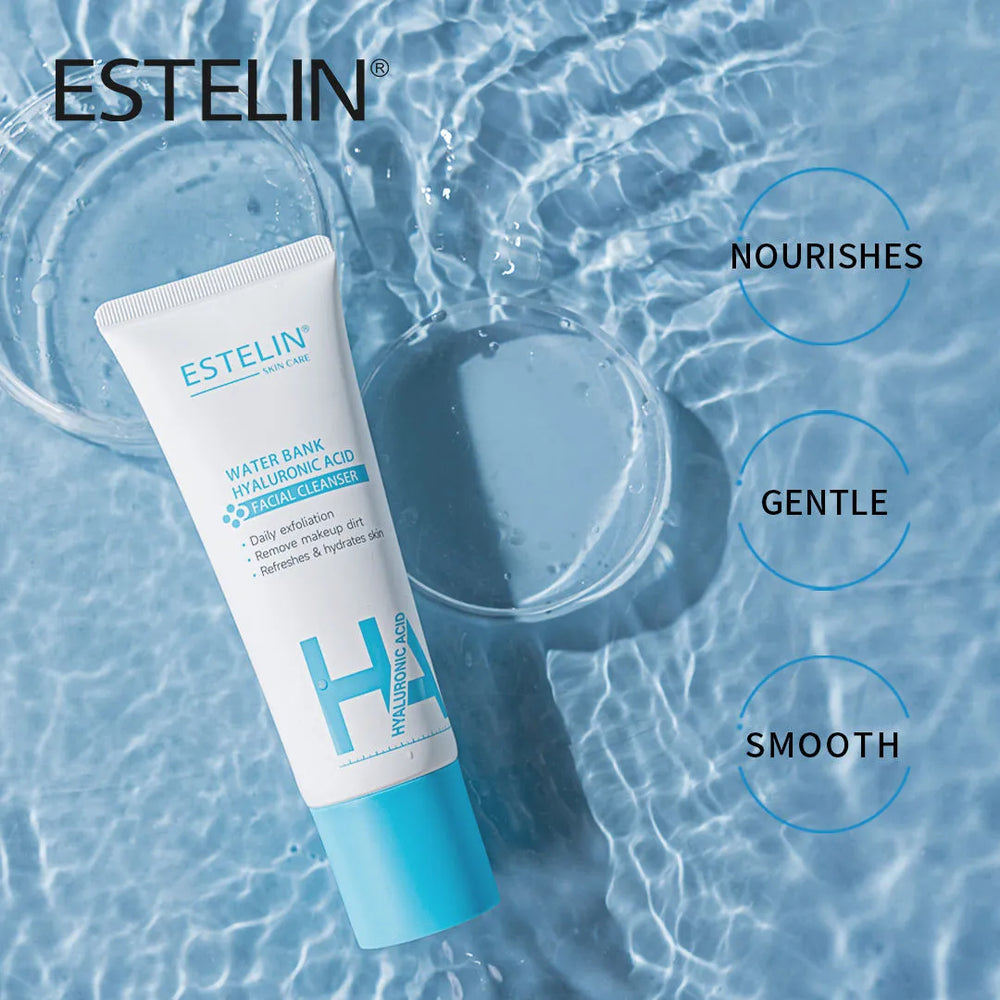 Estelin Water Bank Hyaluronic Acid Facial Cleanser - 120g Estelin