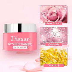 Disaar Rose Ceramide Repair and Brightening Facial Cream - 50g Disaar