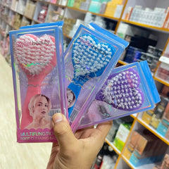 Sweet Beauty Heart Shape Multifunction Foot Cleaning 2 in 1 Brush Sweet Beauty